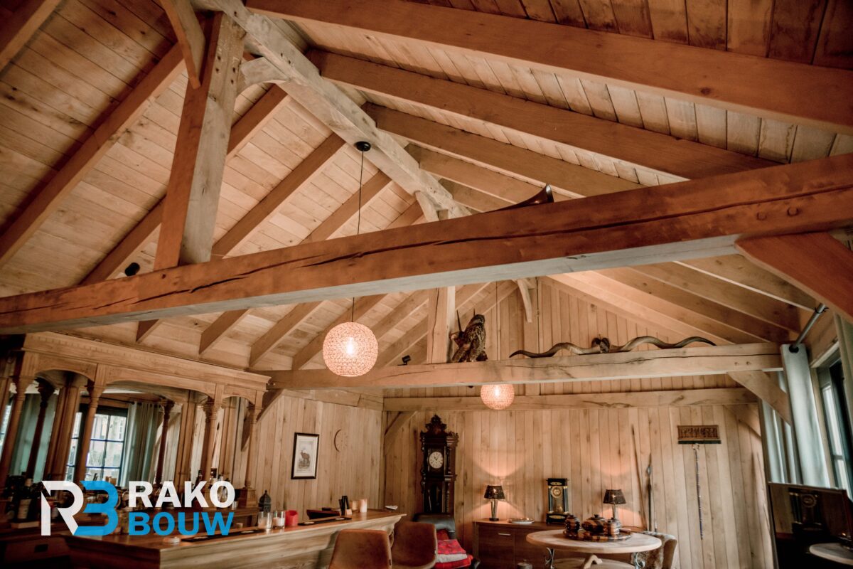 houten cabin, buitenverblijf, wood, industrial, relax, schuur rako bouw