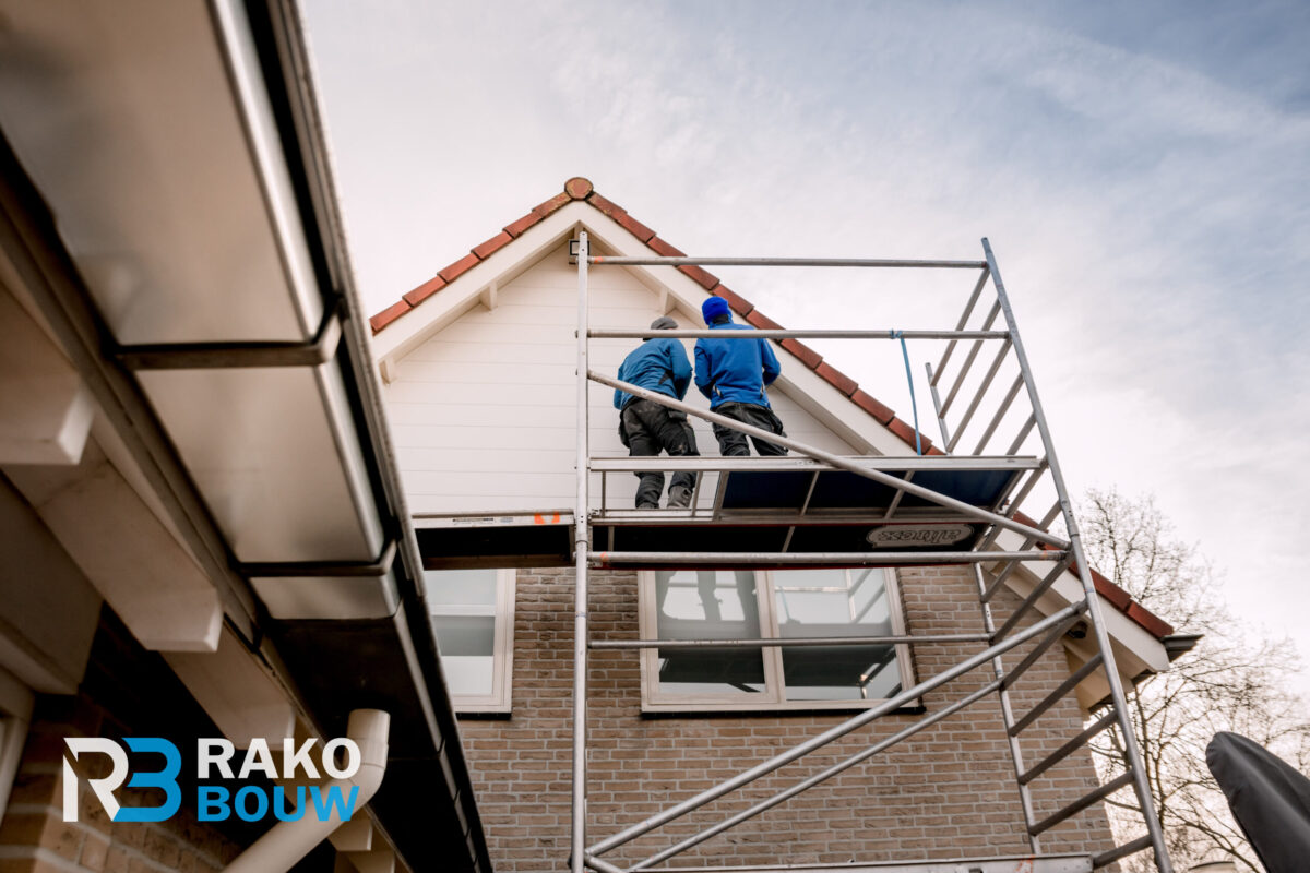 Gevelbekleding, renovatie en verbouwing woonhuis rako bouw