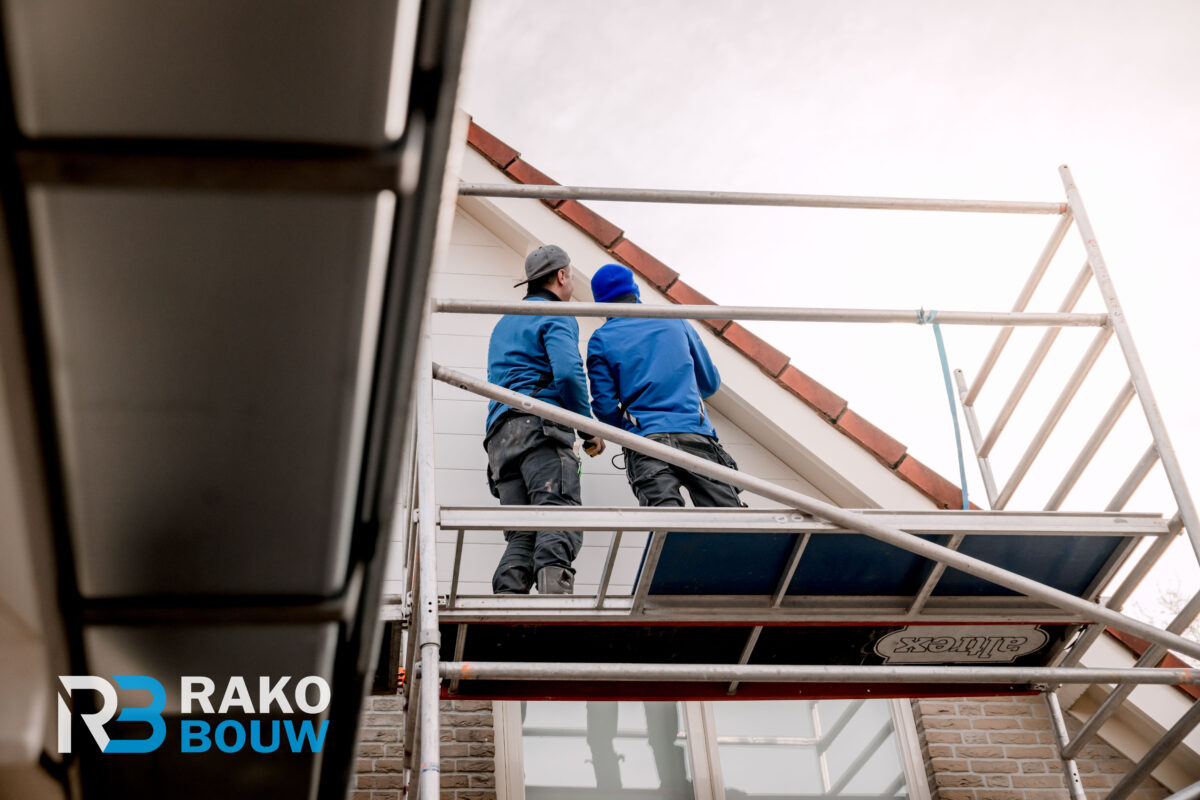 Gevelbekleding, renovatie en verbouwing woonhuis rako bouw