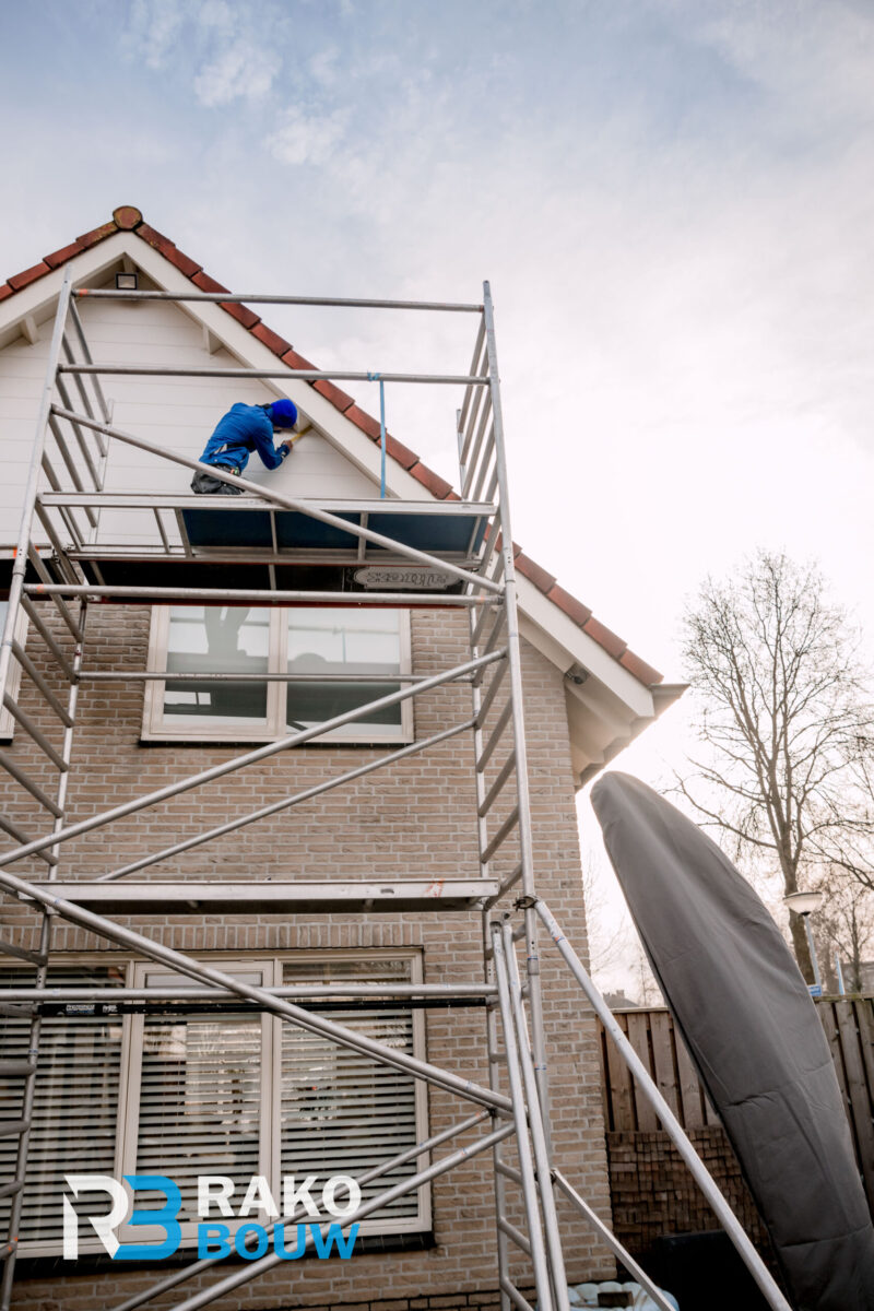 Gevelbekleding, renovatie en verbouwing woonhuis rako bouw