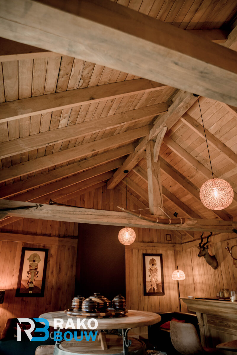 houten cabin, buitenverblijf, wood, industrial, relax, schuur rako bouw
